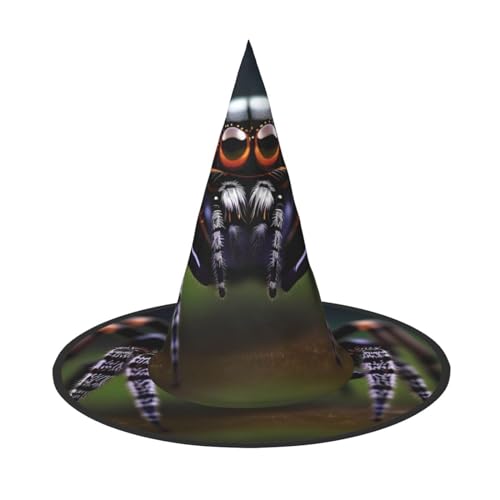 DngSer Tropischer Regenwaldspinnen Halloween-Hut – perfekt für Party-Maskerade, Damen-Cosplay, dekorative Kappe für Karneval, faltbare Dekorationen DngSer Tropischer Regenwaldspinnen Halloween-Hut – perfekt für Party-Maskerade, Damen-Cosplay, dekorative Kappe für Karneval, faltbare Dekorationen von DngSer