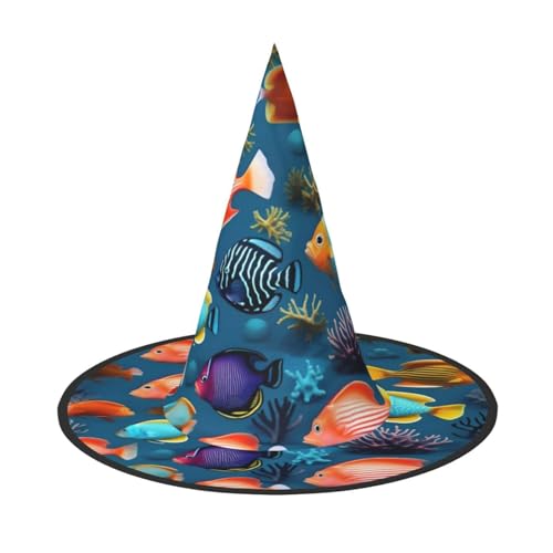 DngSer U-Boot-Rifffisch-Halloween-Hut – perfekt für Party-Maskerade, Damen-Cosplay, dekorative Kappe für Karneval, faltbare Dekorationen DngSer U-Boot-Rifffisch-Halloween-Hut – perfekt für Party-Maskerade, Damen-Cosplay, dekorative Kappe für Karneval, faltbare Dekorationen von DngSer