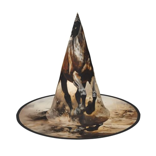 DngSer Westernpferd Halloween Hut - Perfekt für Party Maskerade, Damen Cosplay, Dekorative Kappe für Karneval, Faltbare Dekorationen DngSer Westernpferd Halloween Hut - Perfekt für Party Maskerade, Damen Cosplay, Dekorative Kappe für Karneval, Faltbare Dekorationen von DngSer
