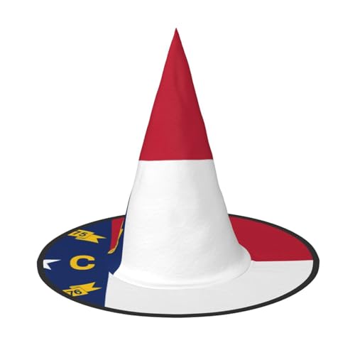 North Dakota Flagge Halloween Hut - Perfekt für Party Maskerade Damen Cosplay Dekorative Kappe für Karneval Faltbare Dekorationen North Dakota Flagge Halloween Hut - Perfekt für Party Maskerade Damen Cosplay Dekorative Kappe für Karneval Faltbare Dekorationen von DngSer