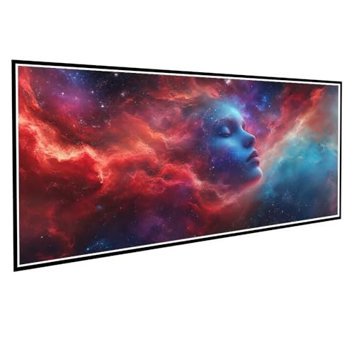 Diamond Painting Abstrakt Diamond Painting Groß XXL 90x180cm Mosaik Bastelset Erwachsene Mädchen Crystal Art Malerei Stickerei Kreuzstich Basteln Wohnzimmer Schlafzimmer Wand Dekor Geschenke V-872 von Dnnufagg