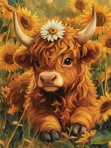 Diamond Painting Erwachsene Hohes und niedriges Vieh 60x90 cm 5D Diamant Painting Bilder Sonnenblume Diamant Malerei Kinder DIY Mosaik Bastelset Crystal Stickerei Leinwand Bilder für Wall Decor G-278 Diamond Painting Erwachsene Hohes und niedriges Vieh 60x90 cm 5D Diamant Painting Bilder Sonnenblume Diamant Malerei Kinder DIY Mosaik Bastelset Crystal Stickerei Leinwand Bilder für Wall Decor G-278 von Dnnufagg