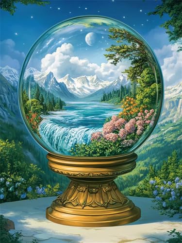 Diamond Painting Erwachsene Landschaft 60x90 cm 5D Diamant Painting Bilder Kristallkugel Diamant MalereiDIY Mosaik Bastelset Glitzersteine Crystal Stickerei Leinwand Bilder für Wall Decor G-265 Diamond Painting Erwachsene Landschaft 60x90 cm 5D Diamant Painting Bilder Kristallkugel Diamant MalereiDIY Mosaik Bastelset Glitzersteine Crystal Stickerei Leinwand Bilder für Wall Decor G-265 von Dnnufagg