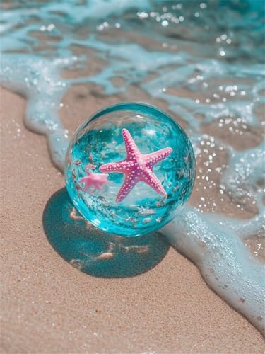 Diamond Painting Erwachsene Strand 40x50 cm 5D Diamant Painting Bilder Seestern Diamant Malerei Kinder DIY Mosaik Bastelset Crystal Stickerei Leinwand Bilder für Wall Decor Geschenke für Frauen G-19 von Dnnufagg