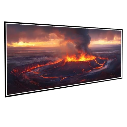 Diamond Painting Erwachsene kinder Vulkan Diamond Painting XXL 100x200cm Full Drill Landschaft Diamant Painting Bilder Perlen Bilder Malerei Bastelset Mosaikherstellung, Wand Dekor Geschenke V-934 Diamond Painting Erwachsene kinder Vulkan Diamond Painting XXL 100x200cm Full Drill Landschaft Diamant Painting Bilder Perlen Bilder Malerei Bastelset Mosaikherstellung, Wand Dekor Geschenke V-934 von Dnnufagg