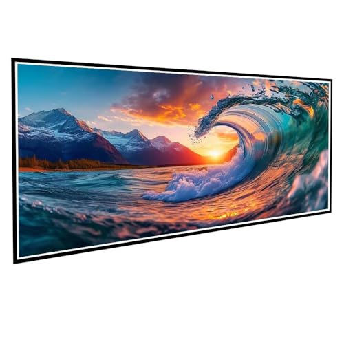 Diamond Painting Erwachsene kinder Wellen Diamond Painting XXL 100x200cm Full Drill Sonnenuntergang Diamant Painting Bilder Perlen Malerei Bastelset Mosaikherstellung, Wand Dekor Geschenke V-888 Diamond Painting Erwachsene kinder Wellen Diamond Painting XXL 100x200cm Full Drill Sonnenuntergang Diamant Painting Bilder Perlen Malerei Bastelset Mosaikherstellung, Wand Dekor Geschenke V-888 von Dnnufagg