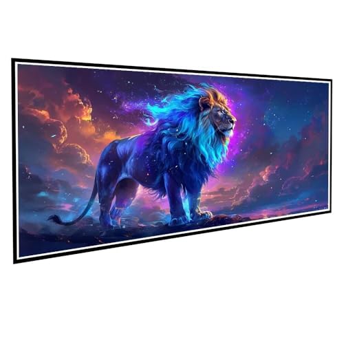 Diamond Painting Löwe Diamond Painting Groß XXL 70x140cm Mosaik Bastelset Erwachsene Tier Crystal Art Malerei Stickerei Kreuzstich Basteln Wohnzimmer Schlafzimmer Wand Dekor Frauen Geschenke V-880 Diamond Painting Löwe Diamond Painting Groß XXL 70x140cm Mosaik Bastelset Erwachsene Tier Crystal Art Malerei Stickerei Kreuzstich Basteln Wohnzimmer Schlafzimmer Wand Dekor Frauen Geschenke V-880 von Dnnufagg