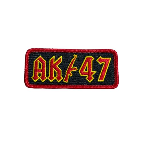 Ak-47 Klett-Patches, 1 Stück lustige Meme bestickte Aufnäher, taktischer Militär-Moral-Patch mit Hakenverschluss-Rückseite, niedliches Applikationszubehör für Rucksäcke, Westen, Jacken, Jeans, Hüte Ak-47 Klett-Patches, 1 Stück lustige Meme bestickte Aufnäher, taktischer Militär-Moral-Patch mit Hakenverschluss-Rückseite, niedliches Applikationszubehör für Rucksäcke, Westen, Jacken, Jeans, Hüte von DoLife Attached