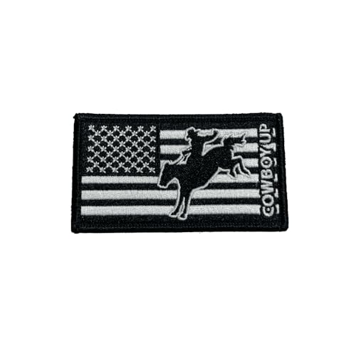 DoLife Attached Aufnäher, Motiv: Cowboy-Up-Flagge, 1 Stück, lustiger Meme-bestickter Aufnäher, taktischer Militär-Moral-Aufnäher mit Hakenverschluss, niedliche Applikation für Rucksäcke DoLife Attached Aufnäher, Motiv: Cowboy-Up-Flagge, 1 Stück, lustiger Meme-bestickter Aufnäher, taktischer Militär-Moral-Aufnäher mit Hakenverschluss, niedliche Applikation für Rucksäcke von DoLife Attached