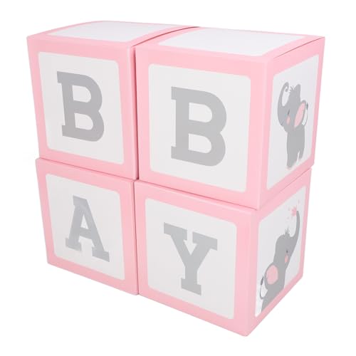 Hochzeit-Ballon-Box, Stabile Ballon-Box, Mehrzweck-Tiermuster-Buchstaben BABY für Besondere Szenen (Typ 1) von Doact