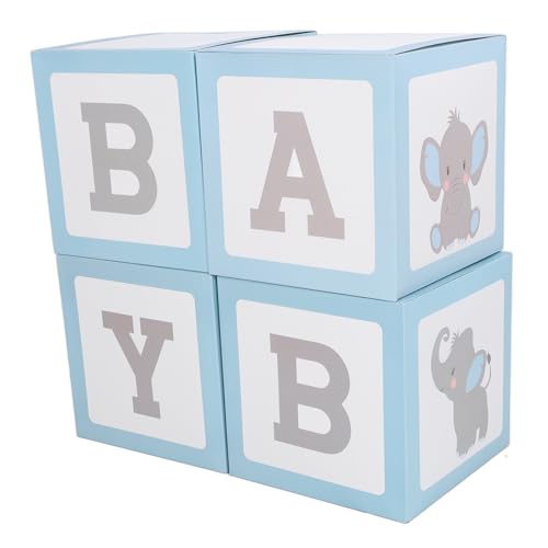 Hochzeit-Ballon-Box, Stabile Ballon-Box, Mehrzweck-Tiermuster-Buchstaben BABY für Besondere Szenen (Typ 2) von Doact