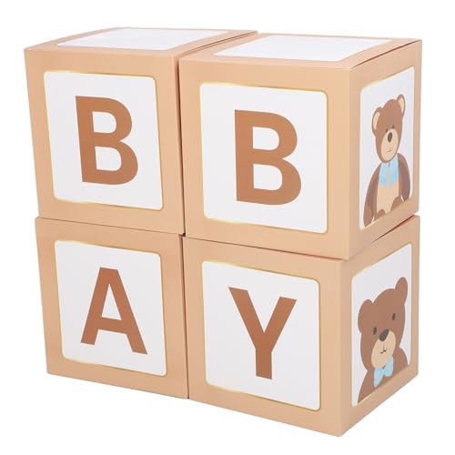 Hochzeit-Ballon-Box, Stabile Ballon-Box, Mehrzweck-Tiermuster-Buchstaben BABY für Besondere Szenen (Typ 3) von Doact