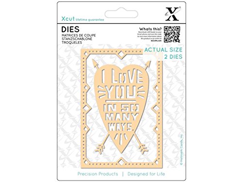 Docrafts XCU 503388 Stanzform "I Love You" von Docrafts