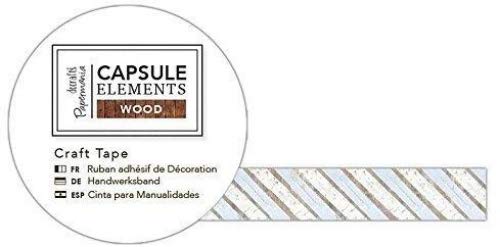 Papermania Bastelklebeband Streifen 1,5cm 3m Elements Wood von Papermania