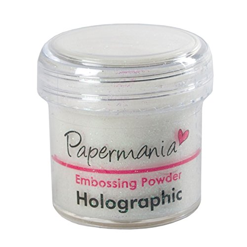 Papermania Docrafts 1 oz Embossing Powder, Holographic, White von Papermania