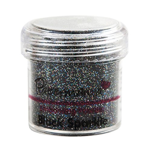 Docrafts Embossing Powder Black Sparkle von Docrafts