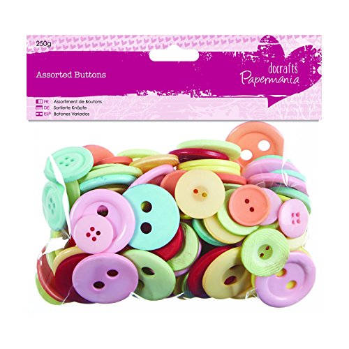 Docrafts Knöpfe Sortiment Vintage 250g Docrafts Knöpfe Sortiment Vintage 250g von Papermania