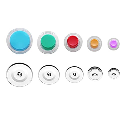 Doengdfo 1 Set Cover-Knopf-Set zum Selbermachen Von Stoffknöpfen mit Maker, 100 Button-Sets und 5 Werkzeug-Button-Maker- Doengdfo 1 Set Cover-Knopf-Set zum Selbermachen Von Stoffknöpfen mit Maker, 100 Button-Sets und 5 Werkzeug-Button-Maker- von Doengdfo