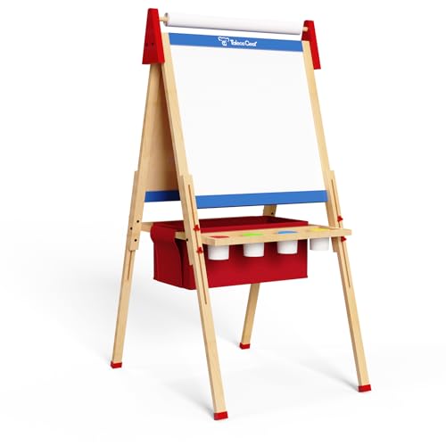Kinder-Staffelei aus Holz, Blau von Doerpuz