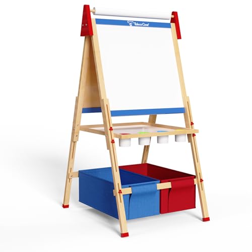 Kinder-Staffelei aus Holz, Blau von Doerpuz