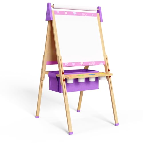 Kinder-Staffelei aus Holz, Rosa von Doerpuz