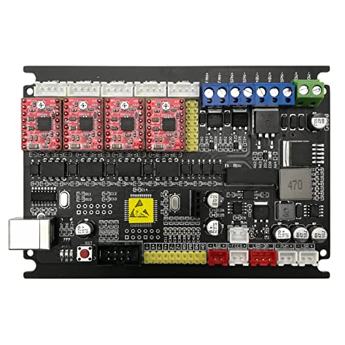 Doesbot GRBL 1.1 A4988 4-Achsen-Schrittmotor-Steuerplatine mit Isolations-USB-Treiberplatine für CNC-Laser-Gravur, unterstützt 1-10 V VFD und 48 V 500 W DC-Spindel Doesbot GRBL 1.1 A4988 4-Achsen-Schrittmotor-Steuerplatine mit Isolations-USB-Treiberplatine für CNC-Laser-Gravur, unterstützt 1-10 V VFD und 48 V 500 W DC-Spindel von Doesbot