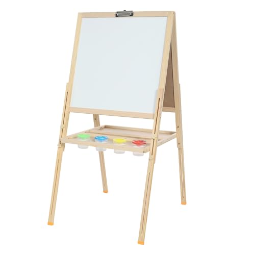 Kinderstaffelei Zeichenbrett Staffelei Schreibtafel höhenverstellbar 2 magnetische Tafeln A-Gestell für kreatives Arbeiten zu Hause und in der Schule Kinderstaffelei Zeichenbrett Staffelei Schreibtafel höhenverstellbar 2 magnetische Tafeln A-Gestell für kreatives Arbeiten zu Hause und in der Schule von Dofanqing
