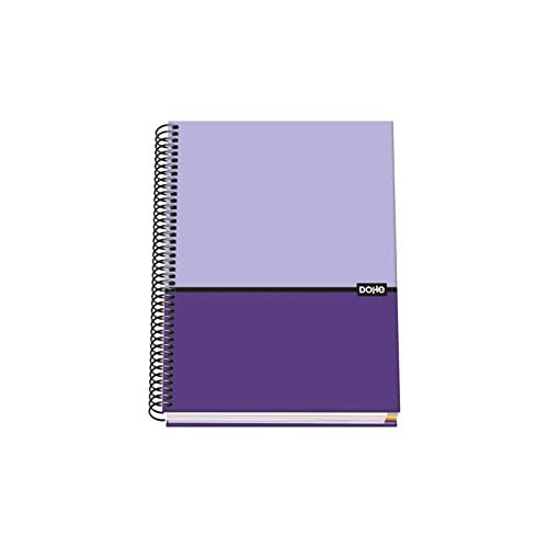 Dohe - Notizbuch A5 (gefütterter Deckel - innen 5 mm) - Violett - DUO von DOHE