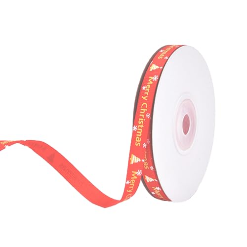 Dohia Weihnachtsband, Weihnachtsbaum-Geschenkband, weiches Bastelband, Weihnachten, Polyester, Satinband für Geschenkverpackungen, Festival, Urlaub, Party, Haarschleife, Clips, DIY, Basteln Dohia Weihnachtsband, Weihnachtsbaum-Geschenkband, weiches Bastelband, Weihnachten, Polyester, Satinband für Geschenkverpackungen, Festival, Urlaub, Party, Haarschleife, Clips, DIY, Basteln von Dohia