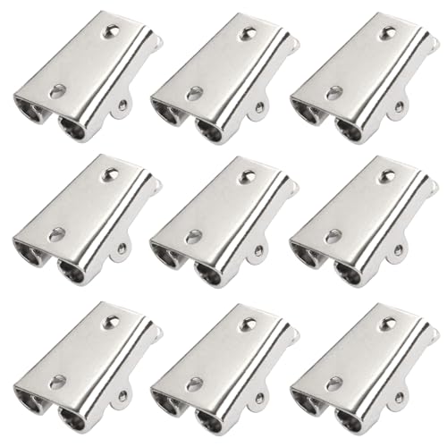 Doitby Bolo-Krawattenverschlüsse und Schieber, Hardware-Zubehör mit Verschlussclips für Schmuckherstellung, 9 Stück von Doitby