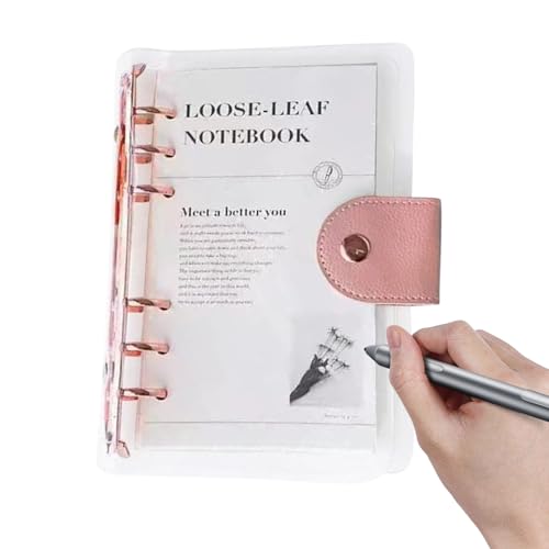 Doiyislem A6 Planer Ordner - Transparenter Planer 6 Ring Ordner - Jahres Notizblock Für Workout Studium Geburtstag Homeoffice Mental Lesen Urlaub Gewohnheit,Urlaub Gesundheit Exercise Workout Lesen von Doiyislem