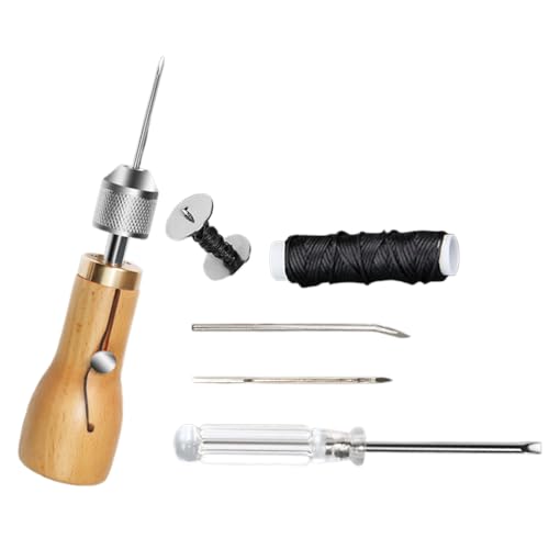 Doiyislem Lederbearbeitungswerkzeuge,Robustes Leder Reparatur Set - Werkzeuge und Materialien für Couch Jacke Stiefel Sitzmöbel Schuh Sattel Tasche Stuhl Buch Polstermöbel Doiyislem Lederbearbeitungswerkzeuge,Robustes Leder Reparatur Set - Werkzeuge und Materialien für Couch Jacke Stiefel Sitzmöbel Schuh Sattel Tasche Stuhl Buch Polstermöbel von Doiyislem