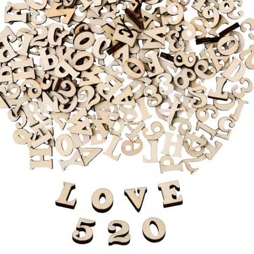 Dokeno 400 Stücke Holzbuchstaben und Zahlen, Mini Hölzerne Großbuchstaben und Zahlen für Wohnkultur Frühkindliche Bildung Scrabble, Holzbuchstaben Set für DIY Kunsthandwerk Hochzeitsfest Party Dokeno 400 Stücke Holzbuchstaben und Zahlen, Mini Hölzerne Großbuchstaben und Zahlen für Wohnkultur Frühkindliche Bildung Scrabble, Holzbuchstaben Set für DIY Kunsthandwerk Hochzeitsfest Party von Dokeno