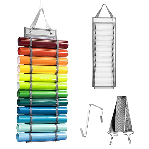Dokeno Geschenkpapier Organizer, Vinyl Rollenhalter Vinylrollenhalter Wandhalterung Vinyl Wandhalterung Aufbewahrung Hängetasche mit 12 Fächern für Aufbewahren Papier Geschenkpapier Dokeno Geschenkpapier Organizer, Vinyl Rollenhalter Vinylrollenhalter Wandhalterung Vinyl Wandhalterung Aufbewahrung Hängetasche mit 12 Fächern für Aufbewahren Papier Geschenkpapier von Dokeno