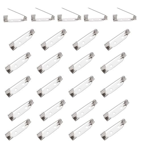 200 Stück Anstecknadel, Broschennadeln 2cm Safety Pin für DIY Handwerk Schmuck Handwerk Ton Sicherheitsnadeln für Brosche zurück Verschlüsse von Dolaso