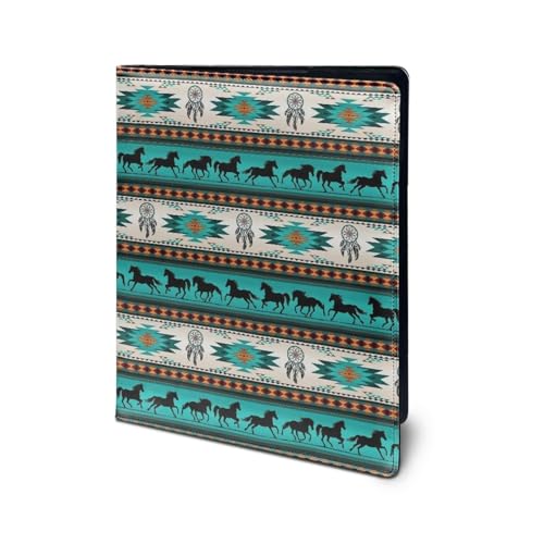 Dolyues Dinosaurier-Skelett-Padfolio-Ordner, PU-Leder, Business-Dokumenten-Organizer, Briefgröße, mit Klemmbrett, Quittungshülle und Kartenhalter, Camouflage-Design, Ordner für Interviews, Konferenzen von Dolyues