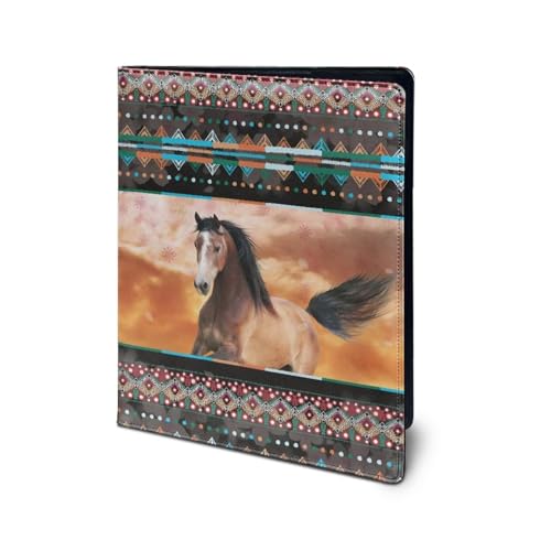 Dolyues Faltbares Padfolio-Klemmbrett, niedlicher Faultier-Druck, PU-Leder, Portfolio-Organizer für Frauen, rosa Lebenslauf-Ordner, Klemmbrett, Dokumenten-Organizer von Dolyues