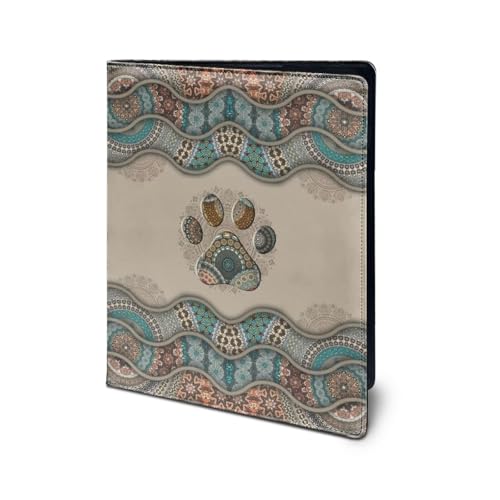 Dolyues Portfolio Business Padfolio Ordner mit Baseball Amerikanische Flagge Druck A4 PU Leder Padfolio Klemmbrett Ordner Dokument Organizer mit Taschen für Damen Herren Interview Lebenslauf Büro von Dolyues