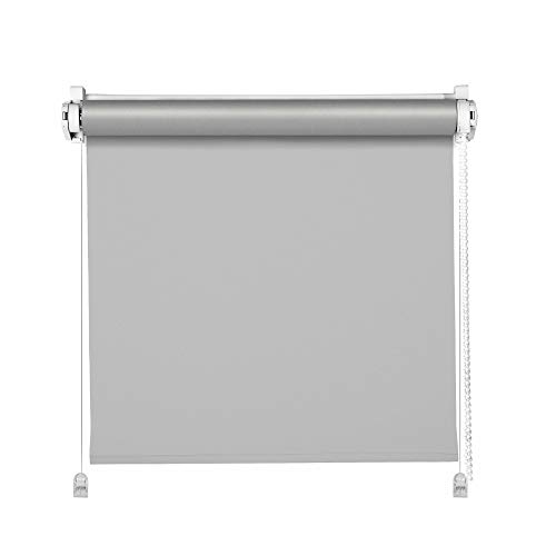 DomDeco Thermo-Rollo Hellgrau 110x150cm Klemm Fix Rollo DomDeco Thermo-Rollo Hellgrau 110x150cm Klemm Fix Rollo von DomDeco
