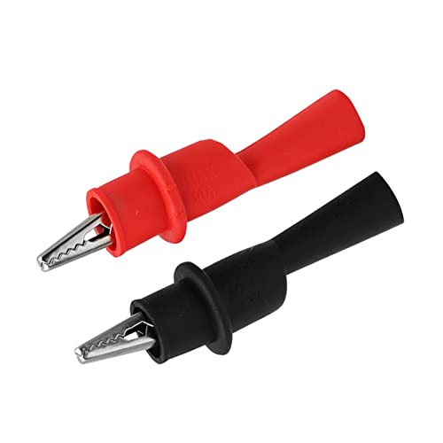 1 Paar Vollisolierung Auto Messleitung 10A Schutzclips Klemmen Schwarz & Gummi & Metall Auto Messleitungen 10A Schutzclips Klemmen Schwarz 1 Paar Vollisolierung Auto Messleitung 10A Schutzclips Klemmen Schwarz & Gummi & Metall Auto Messleitungen 10A Schutzclips Klemmen Schwarz von Domasvmd