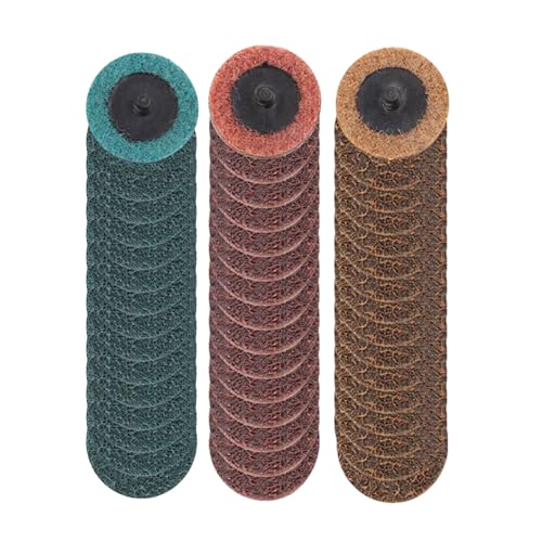 36 Stück Schleifscheiben 5,1 cm mit 6,35 mm Rollverriegelung, Scheibenhalter für Schleifmaschinen, Oberflächenvorbereitung, Farbentfernungsscheiben 36 Stück Schleifscheiben 5,1 cm mit 6,35 mm Rollverriegelung, Scheibenhalter für Schleifmaschinen, Oberflächenvorbereitung, Farbentfernungsscheiben von Domasvmd
