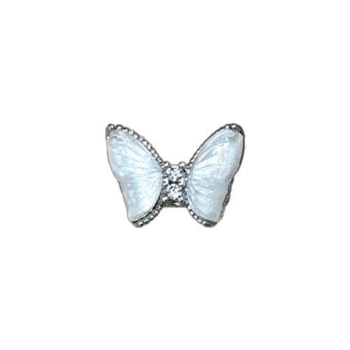 3D-Schmetterling aus Metall mit Strasssteinen, Schmetterlings-Nägel, Kunst-Charm, für Nägel, Kunstdekorationen, Metallnieten 3D-Schmetterling aus Metall mit Strasssteinen, Schmetterlings-Nägel, Kunst-Charm, für Nägel, Kunstdekorationen, Metallnieten von Domasvmd