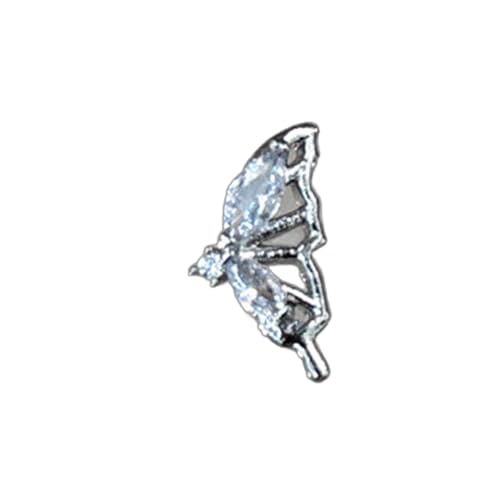 3D-Schmetterling aus Metall mit Strasssteinen, Schmetterlings-Nägel, Kunst-Charm, für Nägel, Kunstdekorationen, Metallnieten 3D-Schmetterling aus Metall mit Strasssteinen, Schmetterlings-Nägel, Kunst-Charm, für Nägel, Kunstdekorationen, Metallnieten von Domasvmd
