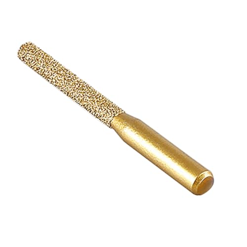 Diamant-Frässtift, goldgelötet, gerader Schaft, für Stein, Marmor, Granit, Gravur, Kanten, Schneiden, Steinschnitzen, Trimmen von Domasvmd