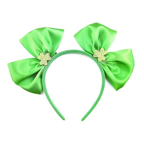 Domasvmd Feiern Sie den irischen Nationalfeiertag mit Frühlings-Haarband, erhalten Sie eine lustige Atmosphäre für Frauen, Hut für Partys von Domasvmd