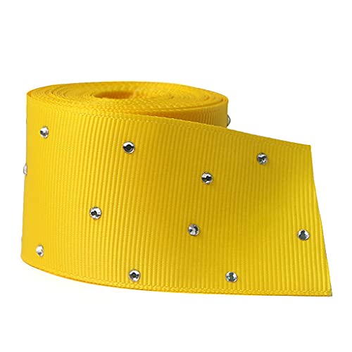 Domasvmd Regenbogen-Ripsband mit Strasssteinen, Perlenband für Haarschleifen, Geschenkverpackungen Domasvmd Regenbogen-Ripsband mit Strasssteinen, Perlenband für Haarschleifen, Geschenkverpackungen von Domasvmd