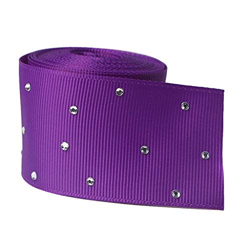 Domasvmd Regenbogen-Ripsband mit Strasssteinen, Perlenband für Haarschleifen, Geschenkverpackungen Domasvmd Regenbogen-Ripsband mit Strasssteinen, Perlenband für Haarschleifen, Geschenkverpackungen von Domasvmd