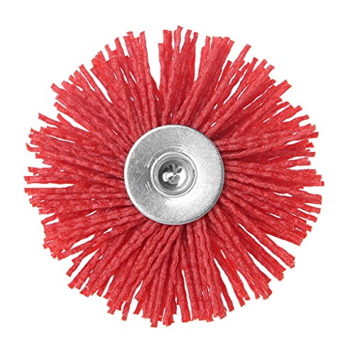 Entgraten Schleifbürste Stahldrahtbürste zum Kopfpolieren Nylon Rad Cup Schaft Polieren für Epoxidharz von Domasvmd