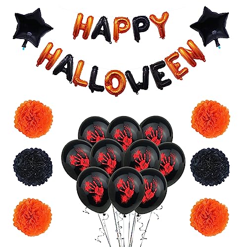 Halloween-Party-Ballon, gruselige und lustige Dekorationen für Ihr Festival, Urlaub, Neujahr, Partyzubehör, Babyparty-Dekorationen von Domasvmd