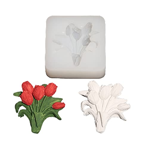 Silikonform für Fotorahmen, Blumen, Epoxidharz, Schmuck, Dekoration, Kunstharz, Gießform, Anhänger, Form für Hand-Bilderrahmen, Blumenstrauß, Kristall, Epoxidharz, Tischdekoration, Ornamente von Domasvmd